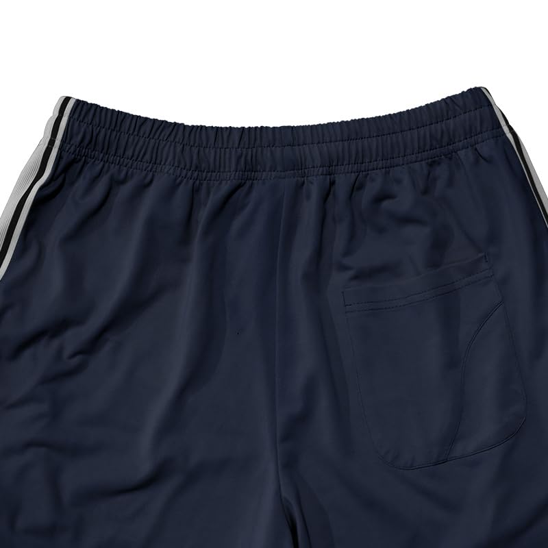 Mens Fall Solid Color Pants Side Stripes Straight Legs Casual Trousers Spring Comfy Elastic Drawstring Waist Pants3