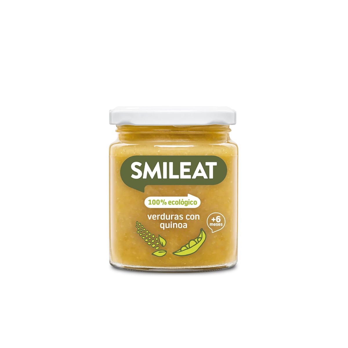 Smileat - Tarrito Ecológico con Sabor a Ternera con Verduras, Ingredientes Naturales, para Bebés desde 6 Meses, Sano y Saludable, sin Gluten - Tarro de 230 g — view 14
