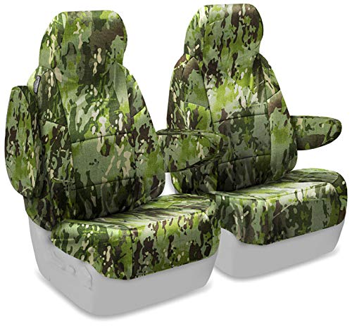 Coverking Front 50/50 Bucket Custom Fit Seat Cover for Select Hyundai Sonata Models - Cordura/Ballistic (Multi-Cam Camo Tropic)