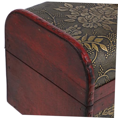 Caja de madera para vino con diseño retro y estructura sólida para protección en casa 7