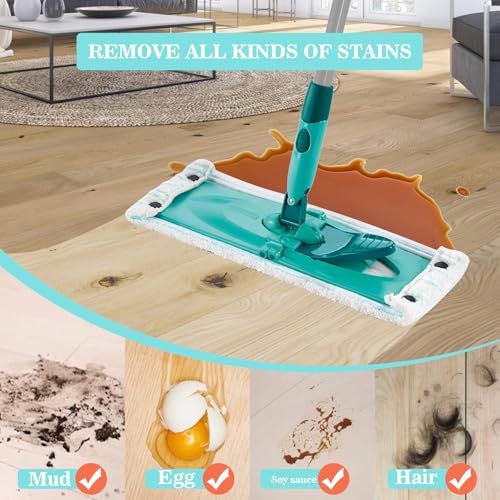 3er Set Bodenwischer Ersatzbezug Kompatibel mit Leifheit Combi/Clean Twist M Micro Duo mop, Mikrofaser Wischbezug Set für Waschmaschinen Geeignet, Bodenwischer Bezug für Alle Bodenarte