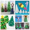 Crafjie Foam Cones for DIY Arts and Crafts (3.75 x 9.7 in, 8 Pack), White Polystyrene Foam Cones Christmas Tree Craft Supplies, for DIY Home Craft Project, Christmas Tree, Table Centerpiece #4
