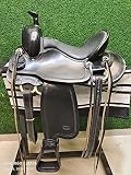 Deen, Enterprises Handmade Premium Leather Western Barrel Racing Trail Equestrian Horse Saddle Size1