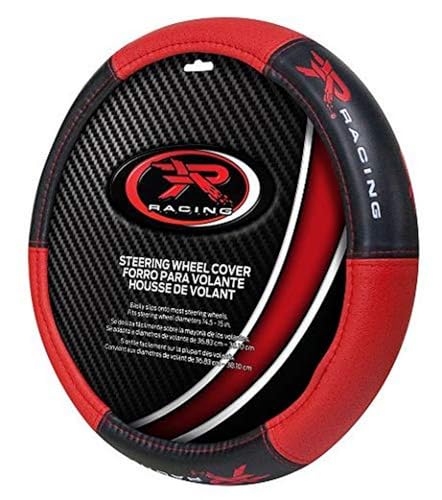 PLASTICOLOR R Racing Sport Red SWC, Steering Wheel Cover (006768R04)