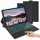 galaxy tab bluetooth Sanfte TPU Hülle mit Pen-Halter: Die Schutzhülle ist aus hochwertigem TPU Material, ist sanfter und verschleißbeständiger als anderes. Auch die Rückseite und ein Teil der Vorderseite der Tastatur ist mit TPU bearbeitet, sieht schön und harmonisch aus. An der linken Seite der Hülle gibt es einen kleinen Halter zum Mitnehmen des Pens.