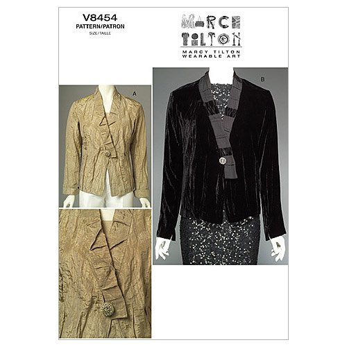 Patron Vogue Patterns V8454 haut pour femme en taille Z LRG-XLG