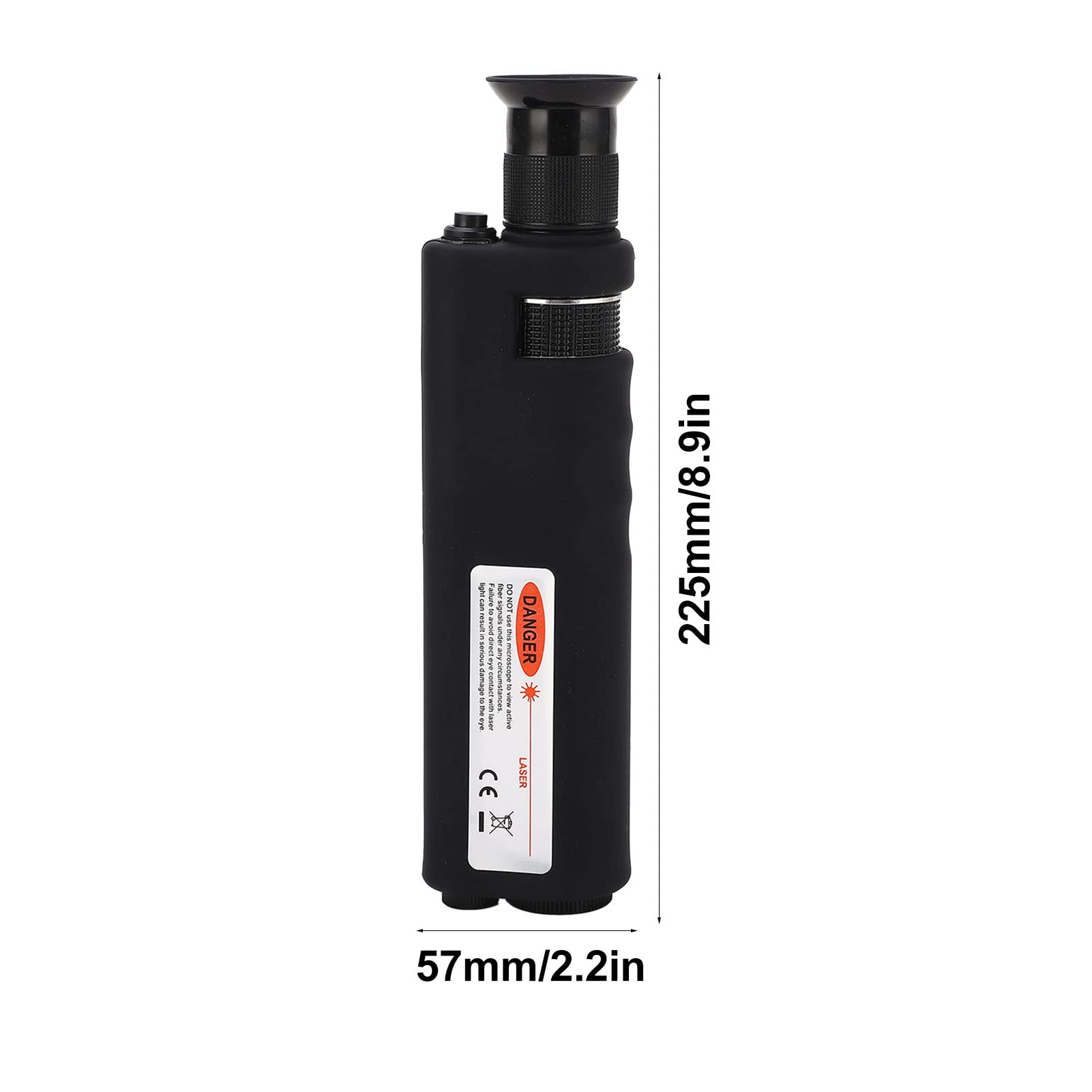 SEAFRONT 400-fache Vergrößerung 1, 25 2, 5 Mm Adapter-Schnittstelle Handheld-Glasfasermikroskop Inspektionswerkzeug für Glasfasermikroskope für Bediener Ingenieure