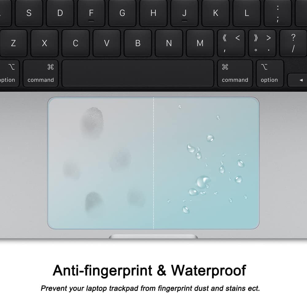 Cover protettiva per trackpad da 13 pollici, per MacBook Air 2025 da 13,6", chip M4 A3240, trasparente, impermeabile, antigraffio, antipolvere, per tastiera e touchpad, accessori protettivi (opaco)