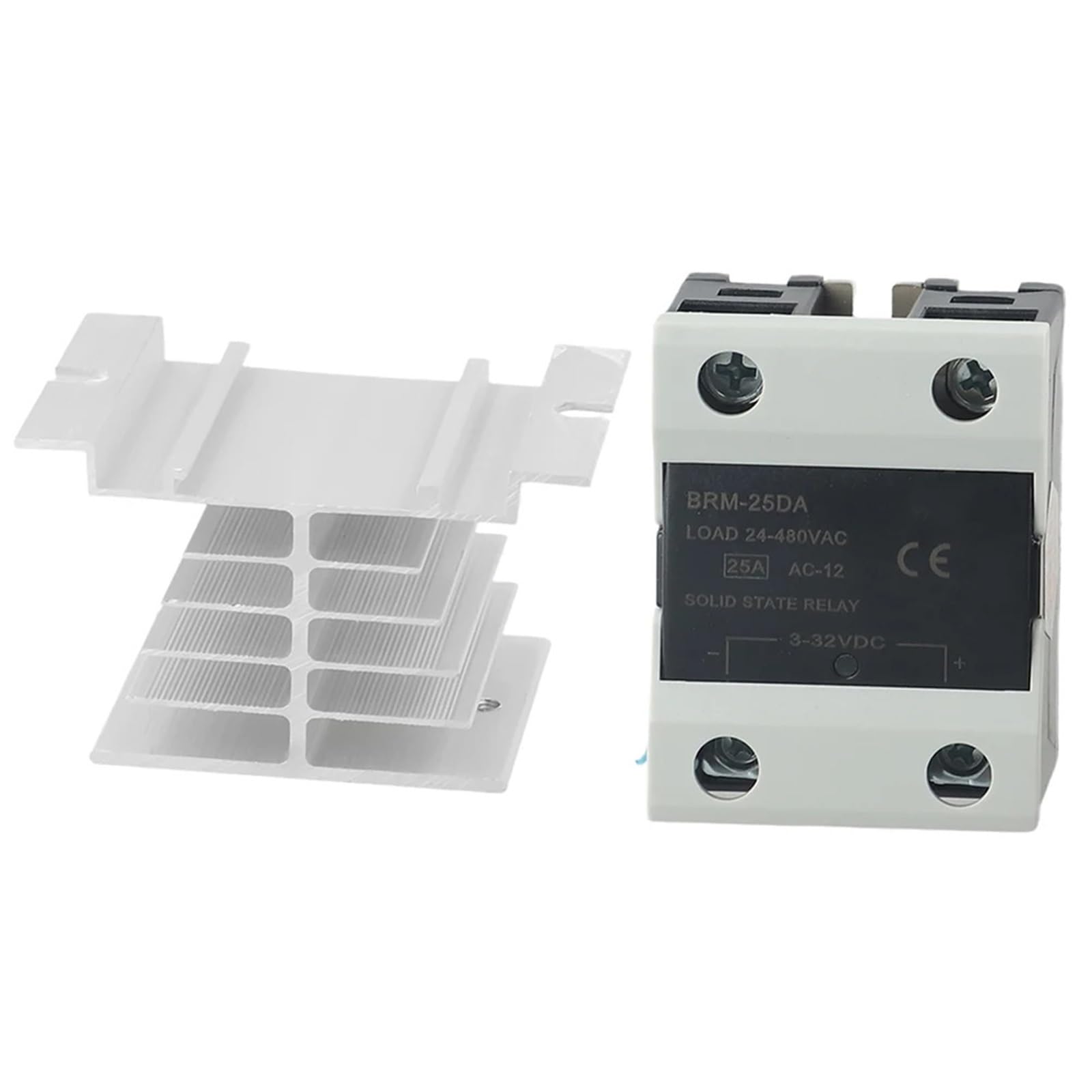 Controlador de temperatura digital PID REX-C100 con sensor de sonda K for disipador de calor de termopar SSR 25DA de 1300 ℃.