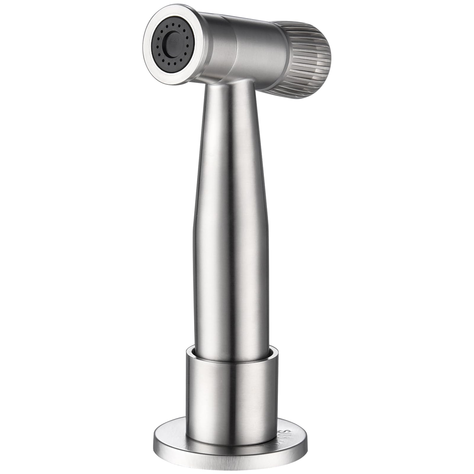 Tecmolog Brausekopf Küchenarmatur Ausziehbar Edelstahl Geschirrbrause Ersatzkopf G1/2 mit herausziehbarer Schlauch, Gebürstetes Nickel, WS030F6