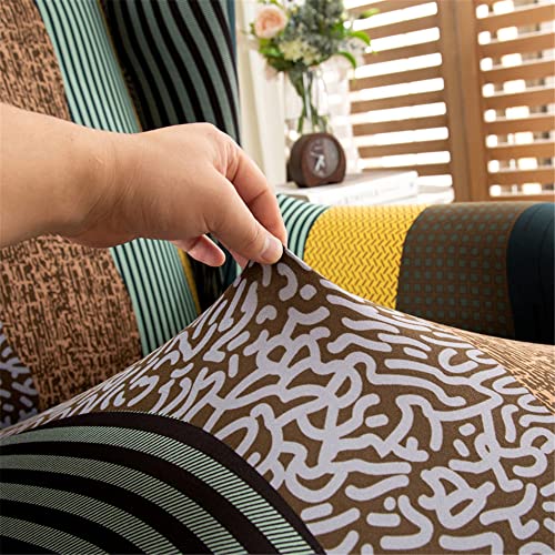 Highdi Wingback Chair Covers 2 Piece Stretch Wing Chair Slipcover - Image 4