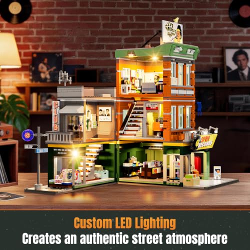 Lumibricks Record Store - Modular Lighting Building Set for Adults 1980 pcs by Lumibricks - Used condition - Image 5