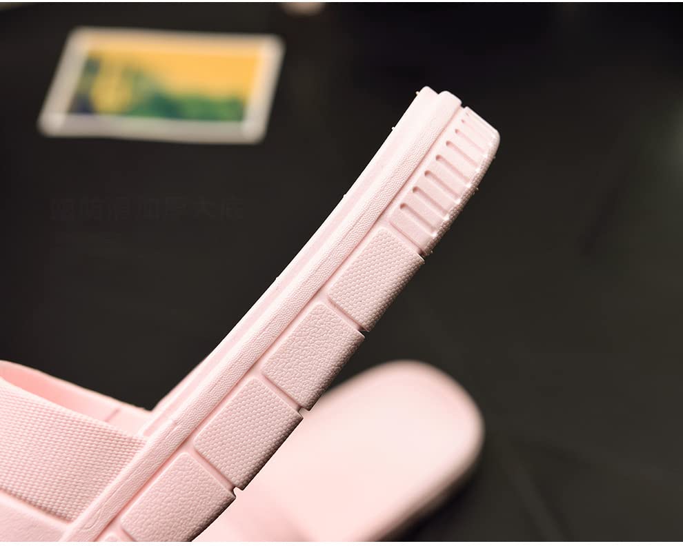 AioTio Summer Stripe Slippers Indoor Home Anti-Slip Shower Bathing Shoes Slippers Non-Slip Slippers Garden Shoes Home Slippers Women'S Plastic Shoes Sandals