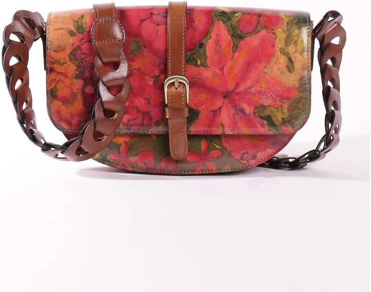 Patricia Nash Leather Vilette Chainlink Shoulder Bag