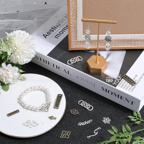Connecteurs de fleurs en argent SUNNYCLUE pour fabrication bijoux