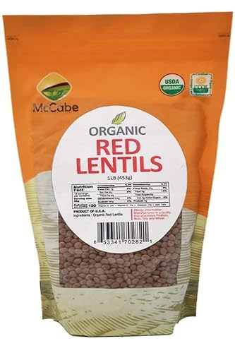 McCabe Organic Red Lentils - Red Lentils Dry | Rich