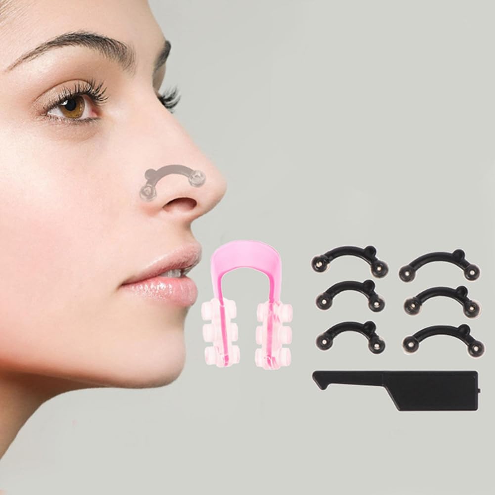 Pince-nez correcteur 3D Beauté 3D - Massage du nez - Soulève le nez - Pince à relever le nez - Réducteur de nez fin