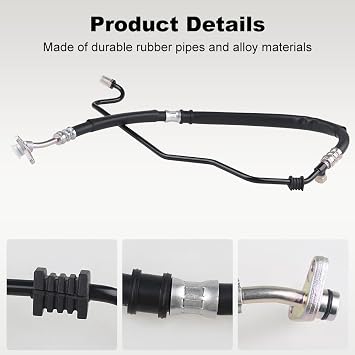 Power Steering Pressure Hose Compatible with Honda Accord & Acura TSX