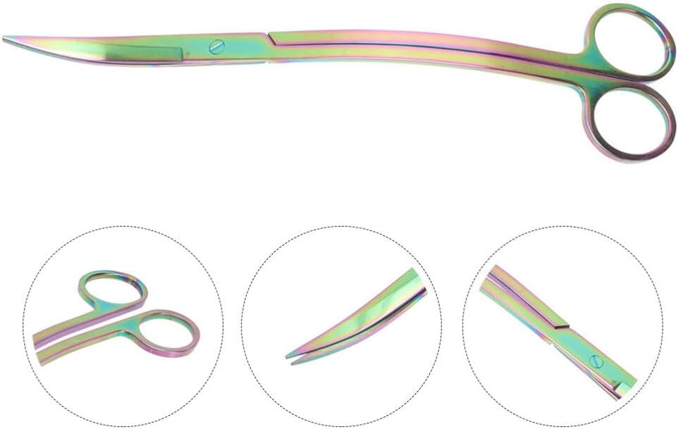Curved Aquarium Scissors Underwater Plant Trimmer Fish Tank Aquascaping Tool Trimming Pruning