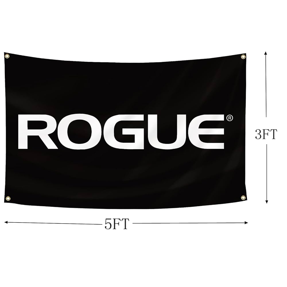 ROGUE FITNESS オリジナル　ジム　フラッグ 白文字 ROGUE FITNESS オリジナル ジム フラッグ 白文字 Rogue Gym