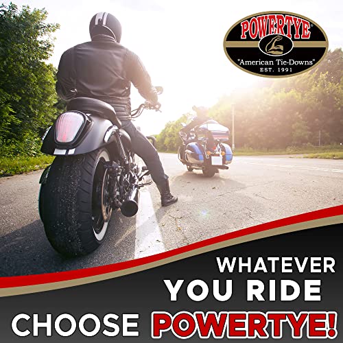 Powertye 1.5In X 7Ft Rubber Handle Ratchet Straps With Sheeptex Synthetic Sheepskin Soft-Tye W/Heavy Duty Latch-Hooks - 1,200 Lb. Wll / 3,600 Lb. Breaking Strength - Made In Usa, Orange (Pair) #TOP3