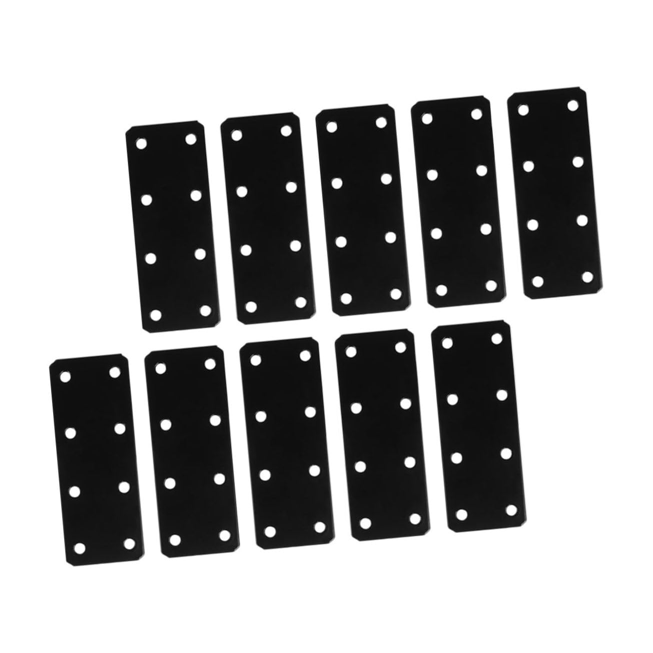 NAMOARLY Brackets for Wood 10pcs Straight Corner Brace Plates Reinforcement for Furniture