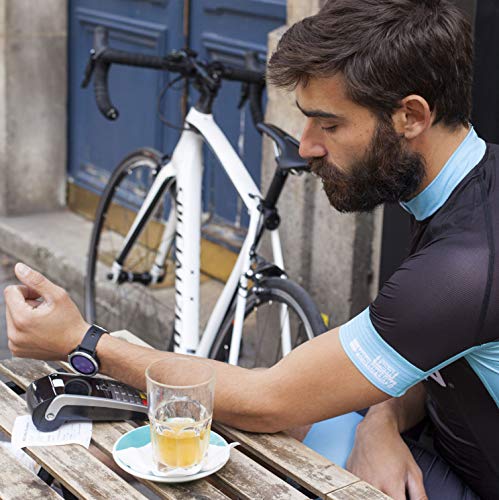 Garmin fenix 5 Plus GPS Multisport-Smartwatch mit Herzfrequenzmessung am Handgelenk und Musikplayer. Wasserdichte Laufuhr für Ihre Fitness, kontaktloses Bezahlen, Wechselarmband, Akkulaufzeit