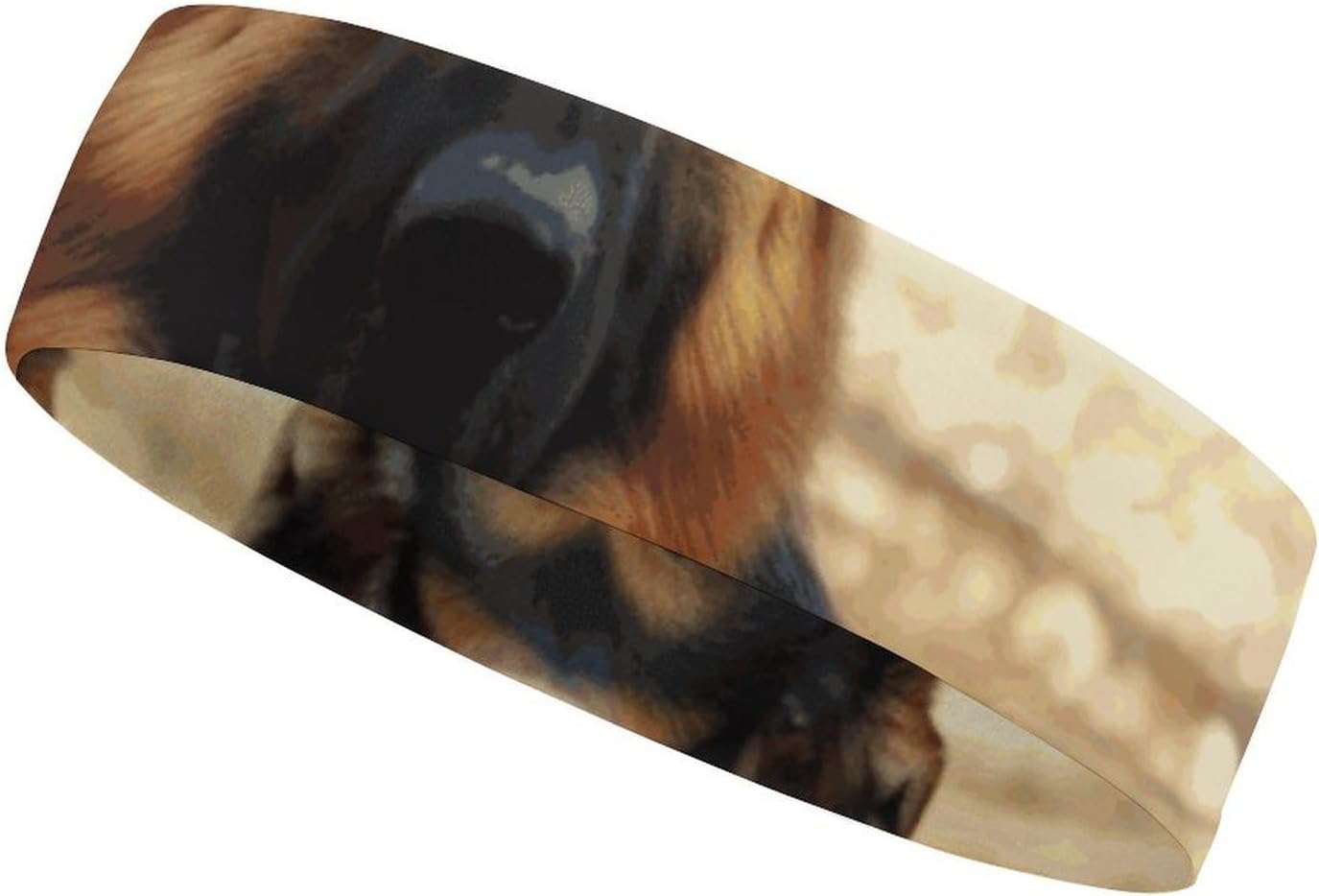 German Shepherd Dog Sports Headbands for Men, Breathable Hair Bands for Women, Moisture Wicking Athletic Sweatband, Personalized Wristband for Running, Gym, Workout