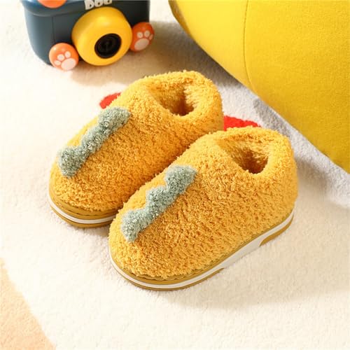 Toddler Boys Girls Plush Slippers Fluffy Kids Animal House Shoes Cozy Soft Warm Cute Animal Home Slipper for Kids3