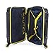 Nautica Maker Hardside Spinner Luggage, lightweight, Navy/Yellow, Carry-On 21-Inch