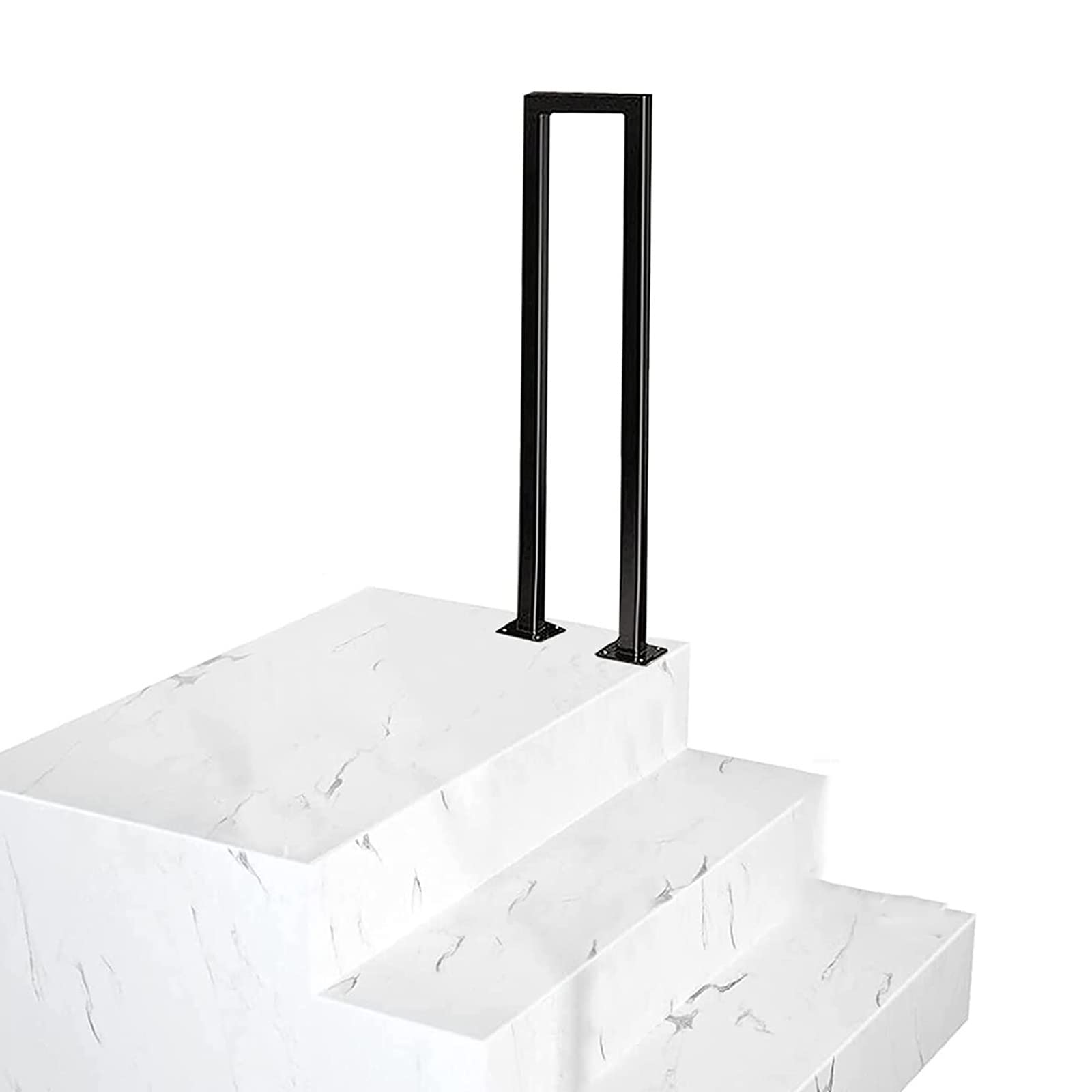 Main courante de transition CHEWYNP en fer forgé artisanal pour escalier intérieur de prestige