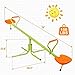 Nova Microdermabrasion Kids Seesaw Swivel Teeter-Totter Home Playground Equipment, 360 Degrees Rotating Safe, Outdoor Fun Toy Set for Kids, Toddlers, Boys, Children (2 Seats)
