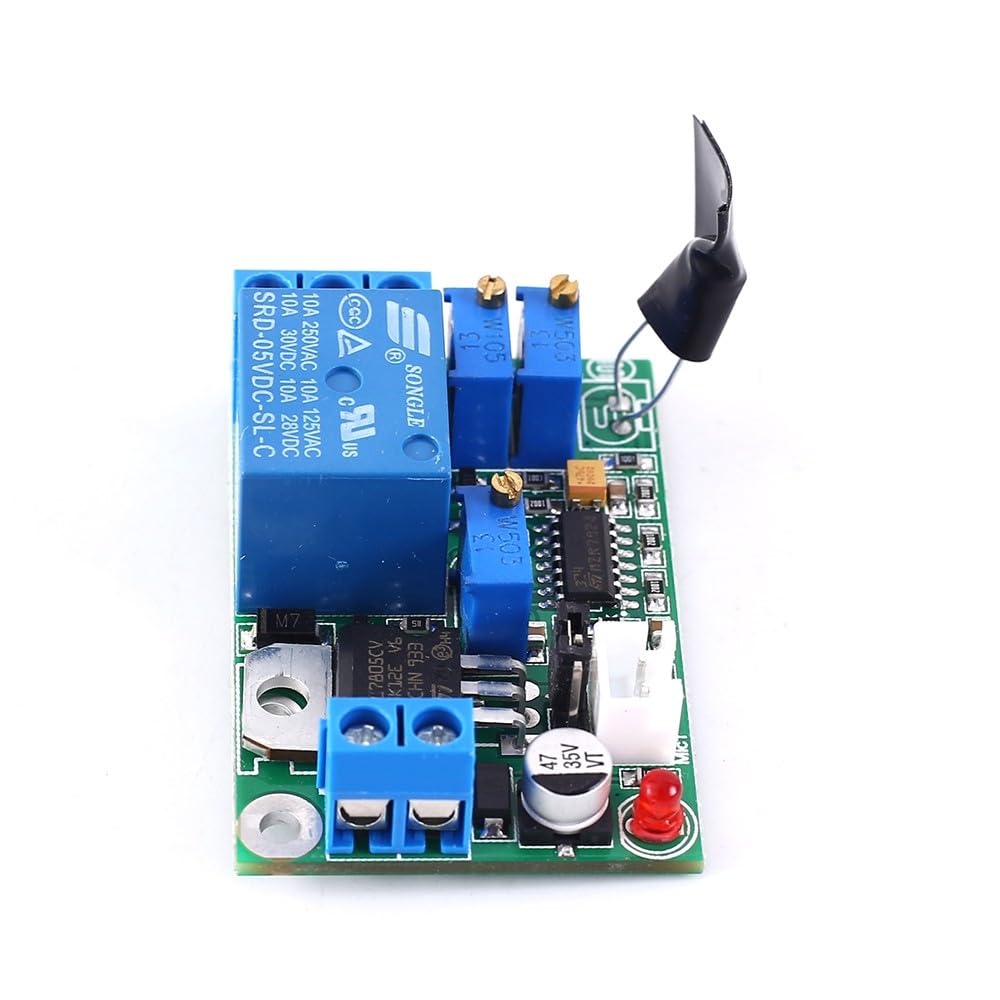 Modulo Sensore Audio,12V / 24V Scheda di Ricevitore Audio,Modulo Rilevamento Sensibilità Sonora Microfono