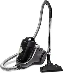 Aspirador de pó sem saco Electrolux easybox maior potencia 1600W silencioso compacto bocal estofados cabo retratil controle velocidade EAS30 cinza preto 127v