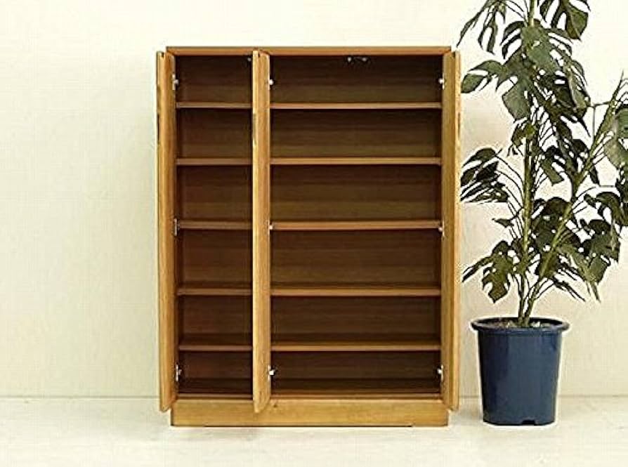 Amazon｜日本製 シック 幅90cm シューズボックス 靴箱 下駄箱 桐製