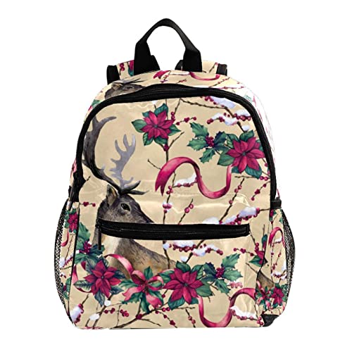 Sac à dos enfants renne avec fleurs 30,5 cm idée cadeau anniversaire