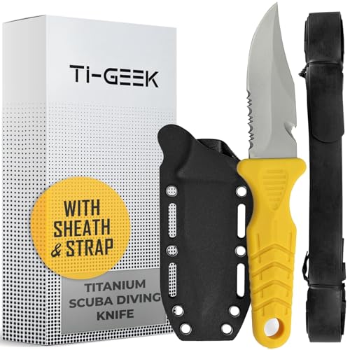 TI GEEK Titanium Survival Dive Knife