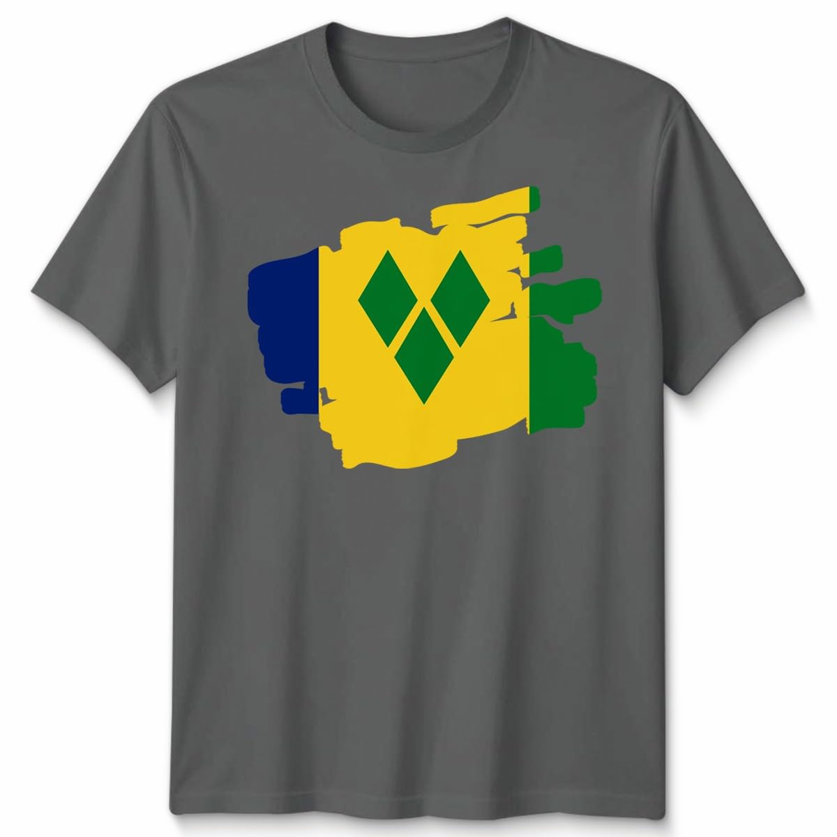 D&T Torn Saint Vincent and Grenadines Flag Football Unisex Tshirt Unisex L