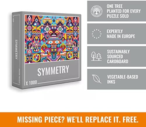 Symmetry  Challenging, Symmetrical 1000-Piece Puzzle for Adults and Grown-Ups, featuring Bright, Bold Colours!