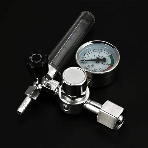 Miniatura 7 de Regulador de presión de aire, medidor de flujo de argón 0-25MPa Medidor de regulador de presión para soldadura Mig Tig Soldadura 25Lmin