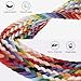 Harikiri 2 Pack Woven Magnetic Bands Compatible with Huawei Band 8/9/10 for Men and Women, Breathable, Adjustable, (Multicolor)