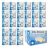 Luftentfeuchter Nachfüllpack 24 x 400g Entfeuchter Granulat für Raumentfeuchter und Luftentfeuchter Box Nachfüllpacks gegen Feuchtigkeit & Gerüche für Bad, Keller, Wohnmobil & HLKauf-Block