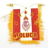 Mini Banner "Toluca" Auto Mirror 4"x6" Flag