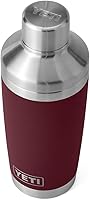 Vista 17 de YETI Rambler - Coctelera de acero inoxidable aislada al vacío, 20 onzas, color rojo rescate