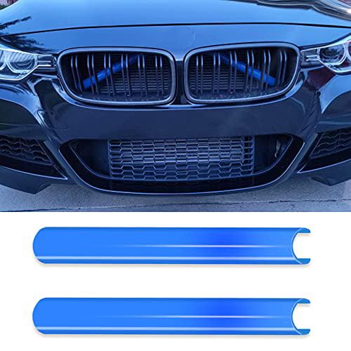 Image of SANRILY For BMW Grille Stripes Accessories Premium Grille Inserts Trims for BMW X4 G02, X3 F25 /G0, X5 G05 2018-2021 Grill Inserts-Blue