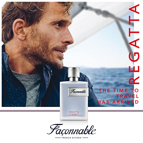 Façonnable - Regatta 3 Fl Oz (90Ml) - Eau De Toilette Intense Homme - Senteur Boisée & Aquatique #TOP1