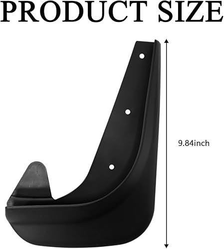 Miniatura 2 de TOBENBONE 4 aletas de barro, protectores contra salpicaduras de rueda delantera y trasera, protectores de barro, accesorios universales para