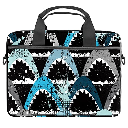 Sac ordinateur portable 13 pouces requin bleu gris pour protéger des chocs