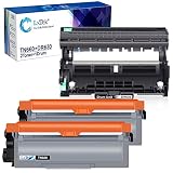 LxTek Compatible Toner Cartridge & Drum Unit Replacements for Brother TN660 TN630 TN-660 DR630 High