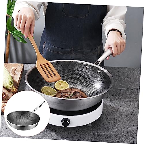 Sartén Wok de Acero Inoxidable con Mango Honeycomb miniatura 4